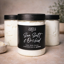 Load image into Gallery viewer, Sea Salt & Orchid- Luxe Body Scrub by Goddess Glow