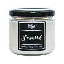 Load image into Gallery viewer, Firewood Soy Candle