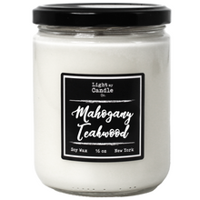 Load image into Gallery viewer, Mahogany Teakwood Soy Candle