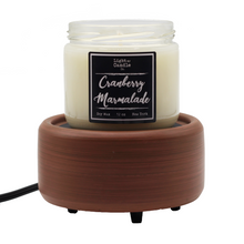 Load image into Gallery viewer, 2-in-1 Candle Warmers - "Pewter Walnut"