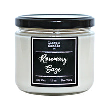 Load image into Gallery viewer, Rosemary Sage Soy Candle