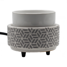 Load image into Gallery viewer, 2-in-1 Candle Warmers - "Stone Hexagon"