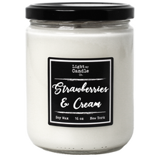 Load image into Gallery viewer, Strawberries & Cream Soy Candle