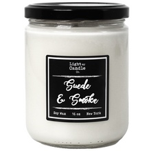Load image into Gallery viewer, Suede & Smoke Soy Candle