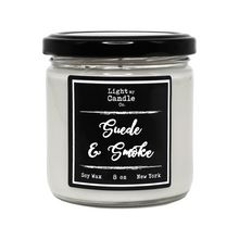 Load image into Gallery viewer, Suede & Smoke Soy Candle