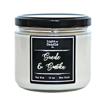 Load image into Gallery viewer, Suede & Smoke Soy Candle