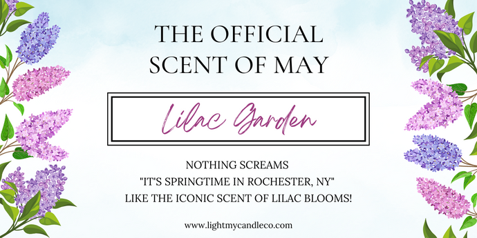 Scent Of The Month | May 2022 | Lilac Garden Scented Soy Candle
