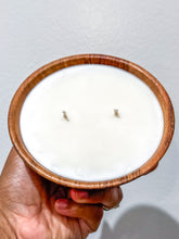 Load image into Gallery viewer, Wooden Bowl Candle

