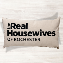 Load image into Gallery viewer, Lumbar Pillow - Real Housewives of Rochester – 18x10&quot;

