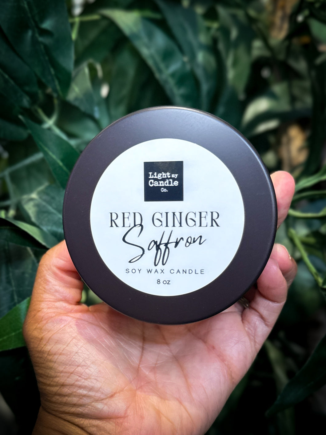 Red Ginger Saffron - Travel Tin Candles