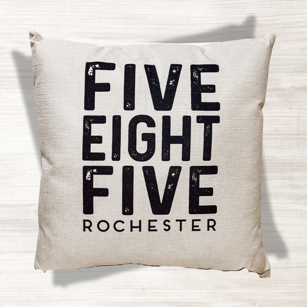 Accent Pillow - 585 Area Code and City