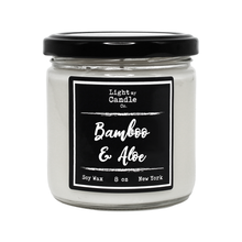 Load image into Gallery viewer, Bamboo &amp; Aloe Soy Candle

