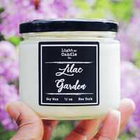 Lilac Garden Spring Scented Soy Wax Candle | Lilac Festival Inspired Soy Candle by Light My Candle Co in Rochester, NY | Smells Like Highland Park Lilacs In Full Bloom In A Jar
