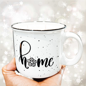 "HOME" Mug Candle