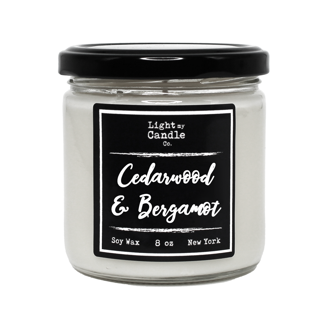 Cedarwood & Bergamot Soy Candle