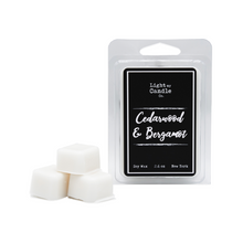 Load image into Gallery viewer, Cedarwood &amp; Bergamot Soy Wax Melts
