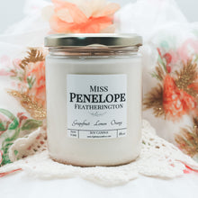 Load image into Gallery viewer, &quot;Miss Penelope Featherington&quot; - Bridgerton Inspired Soy Candle
