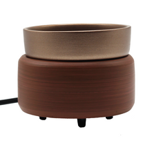 Load image into Gallery viewer, 2-in-1 Candle Warmers - &quot;Pewter Walnut&quot;
