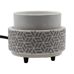 2-in-1 Candle Warmers - "Stone Hexagon"