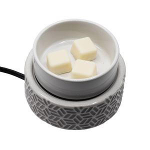 2-in-1 Candle Warmers - "Stone Hexagon"