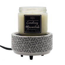Load image into Gallery viewer, 2-in-1 Candle Warmers - &quot;Stone Hexagon&quot;
