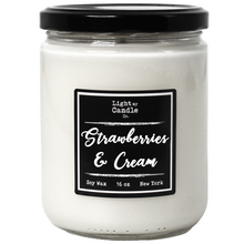 Load image into Gallery viewer, Strawberries &amp; Cream Soy Candle
