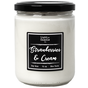 Strawberries & Cream Soy Candle