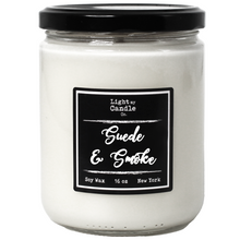 Load image into Gallery viewer, Suede &amp; Smoke Soy Candle
