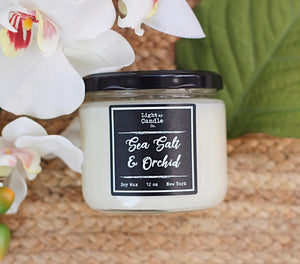 Sea Salt & Orchid Soy Candle