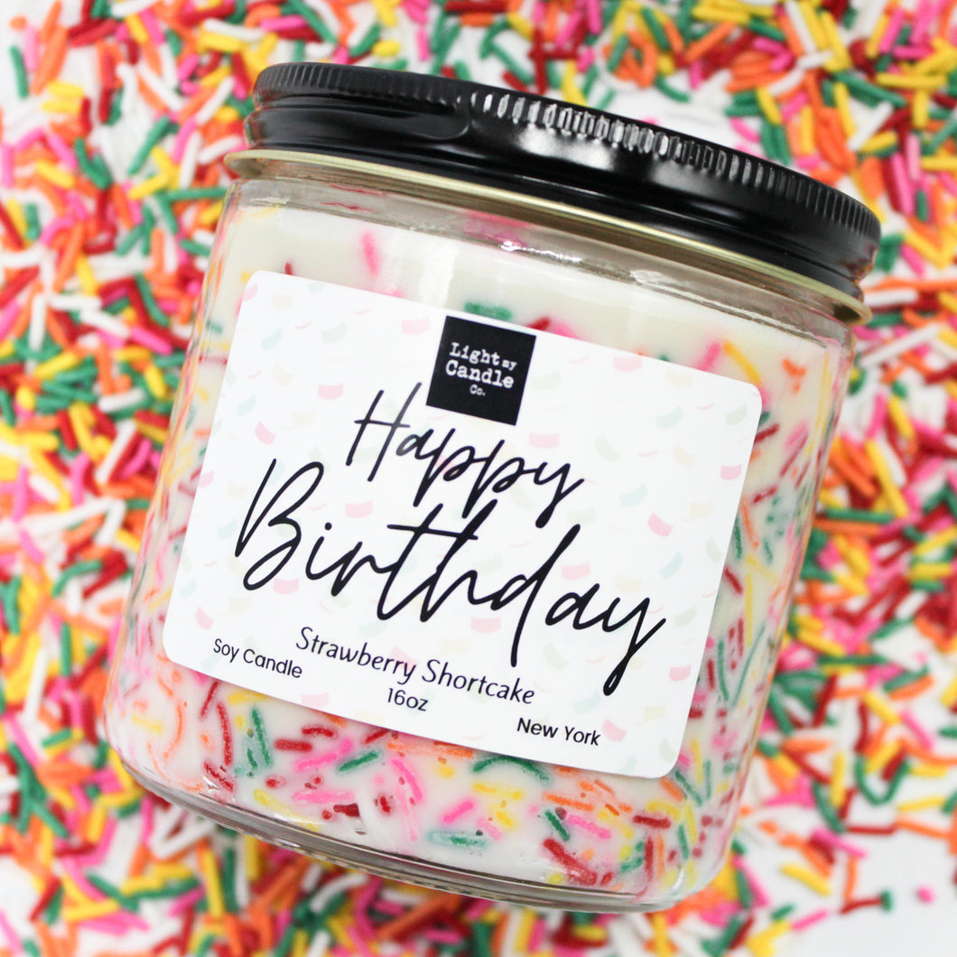 Happy Birthday Soy Candle